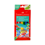 Lápis De Cor c / 12 Cores Aquarelável - Faber Castell