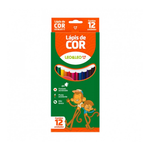 Lápis de Cor com 12 Cores Sextavado Flex- Leo e Leo
