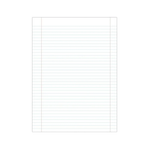Papel Pautado com 10fls 