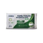 Papel Toalha 1000fls 20x20cm Slim - Nobre