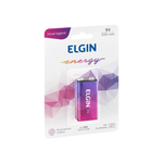 Pilha 9v x 250mah Recarregável - Elgin