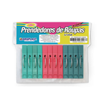 Prendedor Para Roupa Plástico Gigante Colorido - Keita