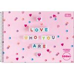 Caderno Desenho 96fls Zoom+ Feminino - Tilibra