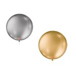 Balão Buffet Metal Tamanho 7 com 50unds - Artlatex