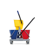Carro Balde Duplo 34lts para Limpeza Profissional - Nobre