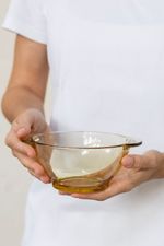 tigela âmbar com alça 500ml