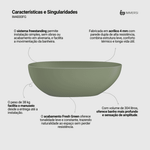 Banheira Campeche Fresh Green (Fosca Colorida)