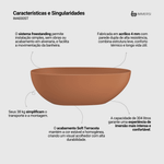 Banheira Campeche Soft Terracota (Fosca Colorida)