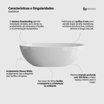 Banheira Campeche Glossy White