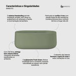 Banheira Camburi Fresh Green (Fosca Colorida)