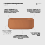 Banheira Camburi Soft Terracota (Fosca Colorida)