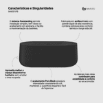 Banheira Camburi Pure Black (Fosca Colorida)