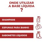Base Líquida Concentrada V&G 1/1 Profissional 1 Litro para Sabonete Líquido, Shampoo de Tratamento e Espuma de Banho