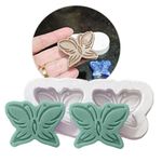 Molde de Silicone 2 Borboletas Estilizadas