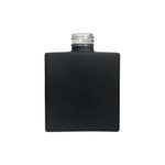 Frasco Vidro Cubo 250ml 28/410 - Branco Preto Cristal