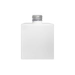 Frasco Vidro Cubo 250ml 28/410 - Branco Preto Cristal