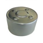 Vaso Alumínio para Vela Rechaud 3,6x1,8cm Ideal para Velas Artesanais