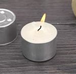 Vaso Alumínio para Vela Rechaud 3,6x1,8cm Ideal para Velas Artesanais