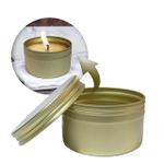 Pote de Alumínio 100ml com Tampa para Velas Cosméticos Escolha a Cor