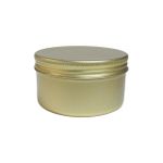 Pote de Alumínio 100ml com Tampa para Velas Cosméticos Escolha a Cor