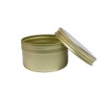 Pote de Alumínio 100ml com Tampa para Velas Cosméticos Escolha a Cor