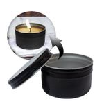 Pote de Alumínio 100ml com Tampa para Velas Cosméticos Escolha a Cor