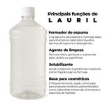 Lauril Líquido Vegetal 1 Litro Base Espumante Premium Natural