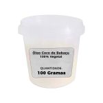 Óleo de Coco de Babaçu 100% Vegetal 100g Puro para Cosméticos e Saboaria