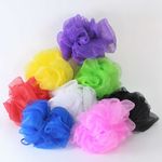 Esponja de Banho Nylon 8cm Sintética Esfoliante Macia