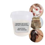 Manteiga de Cacau Refinada e Desodorizada 100g Sem Cheiro para Cosméticos