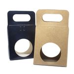 Sacola Porta Esfera Kraft ou Preta Ideal para Presentes e Lembrancinhas