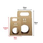 Sacola Porta Esfera Kraft ou Preta Ideal para Presentes e Lembrancinhas