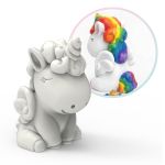 Unicórnio e Gesso Cru para Colorir DIY Mini Decorativo 5cm Lembrancinha Crianças