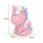 Unicórnio e Gesso Cru para Colorir DIY Mini Decorativo 5cm Lembrancinha Crianças