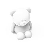 Urso Ursinho em Gesso 5cm Bichinho DIY para Lembrancinha Festa Crianças Chá de Bebê