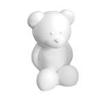 Urso Ursinho em Gesso 8cm para DIY Festa de Aniversário Lembrancinha Crianças Chá de Bebês