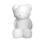Urso Ursinho em Gesso 8cm para DIY Festa de Aniversário Lembrancinha Crianças Chá de Bebês