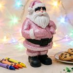 Papai Noel em Gesso 10cm Decoração De Natal Artesanal DIY