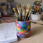 Vasos de Gesso com Tampa Pequeno, Médio E Grande para Decoração e Organização