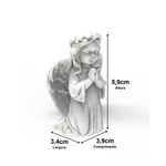 Anjinho Orando em Gesso 6cm Lembrancinha Religiosa para Batizado e Decoração