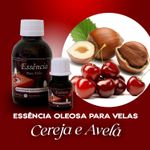 Essência Concentrada Cereja e Avelã - Oleosa (Base Dietilfitalato) Para Velas - 10Gr