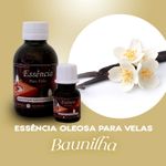 Essência Oleosa para Vela Baunilha (Base Dietilfitalato) 10 g