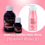Essência Concentrada Pimenta Rosa IB (Inspiração Natura) - Oleosa (Base Dietilfitalato) Para Velas - 100Gr