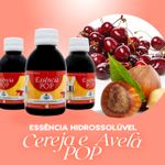 Essência Hidrossolúvel Cereja e Avelã POP - 100Gr