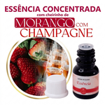Essência Concentrada Morango com Champagne - 10Gr