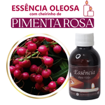 Essência Concentrada Pimenta Rosa IB (Inspiração Natura) - Oleosa (Base Dietilfitalato) Para Velas - 100Gr