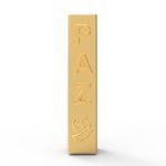 Molde de Silicone Vela Paz Coluna 14cm para Velas