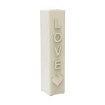 Forma de Silicone Vela Love Pilar 14cm para Velas
