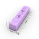 Forma de Silicone Vela Love Pilar 14cm para Velas