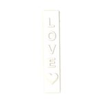 Forma de Silicone Vela Love Pilar 14cm para Velas